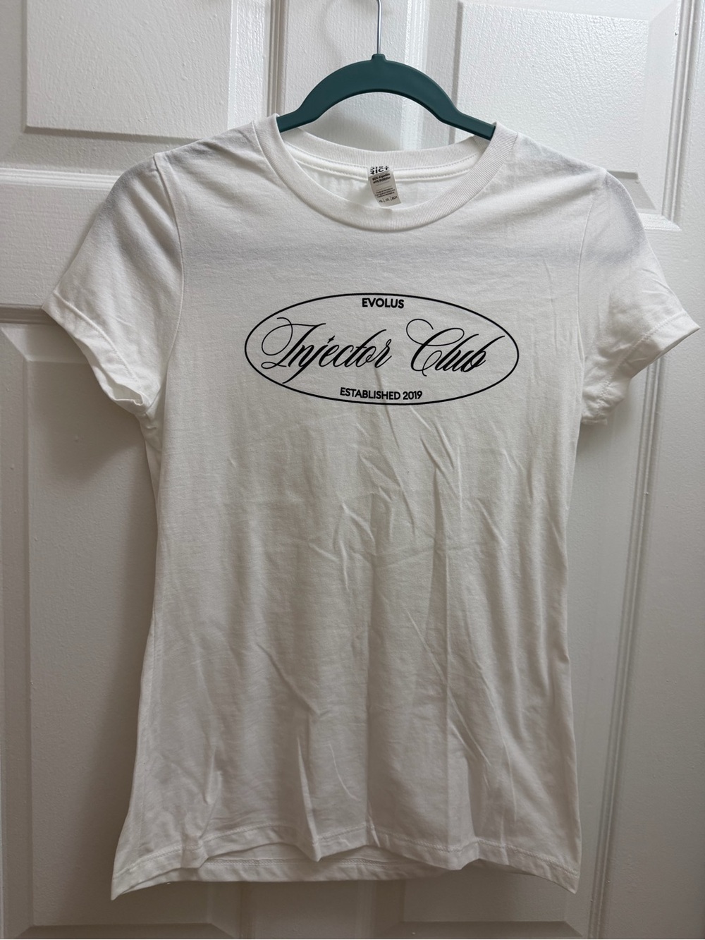 EVOLUS Injector Club White Graphic Tee